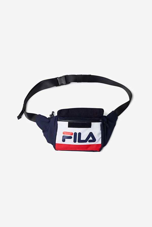 Bolsas De Cintura Fila Azul Marinho/Branco/Vermelhas - Fila Lindon Outlet Portugal,FALN-78092